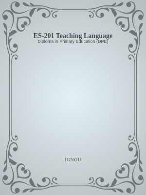 ES-201 Teaching Language